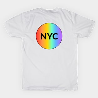 GAY NYC  RAINBOW - LGBT Pride queer New York T-Shirt